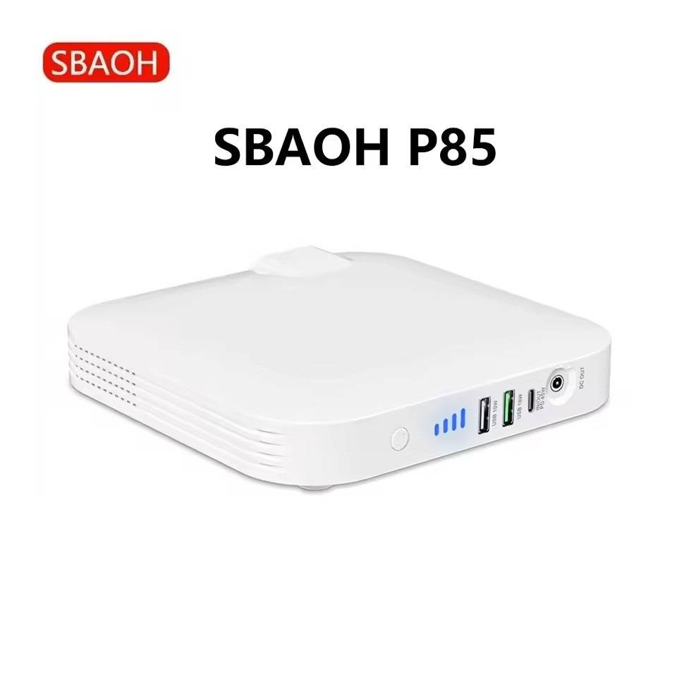[EU Direct] SBAOH P85 Power Station 65WH 100W Solar Generator with AC/DC/USB Portable Solar Generator Battery Camping Outdoor Power Supply