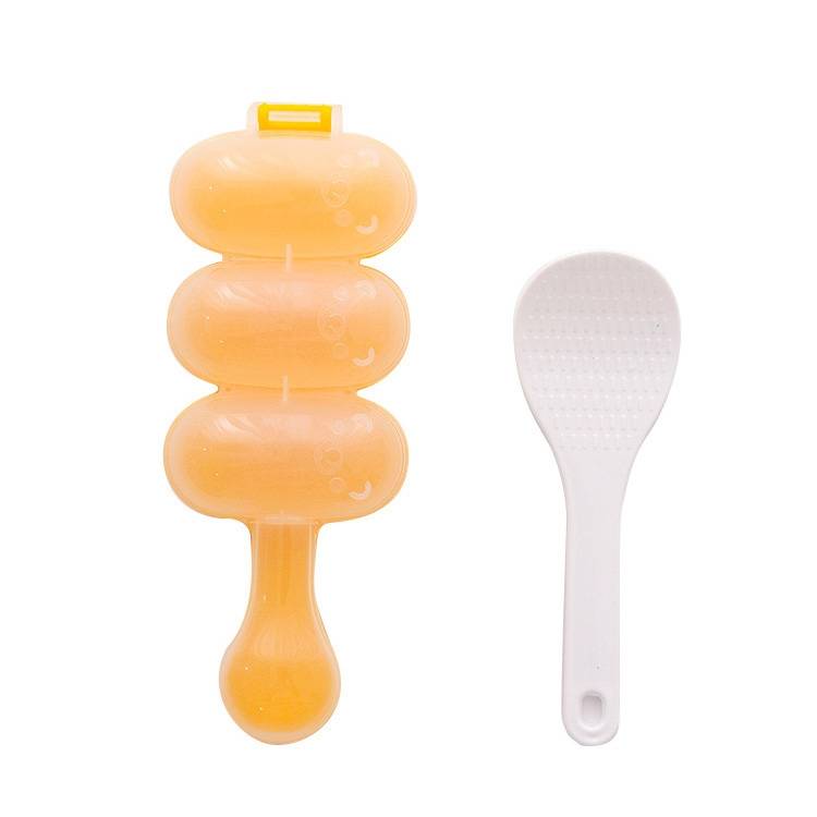 Shake roll Rice and vegetable roll sushi Rice and vegetable roll mold children&#039;s food artifact with spoon color random