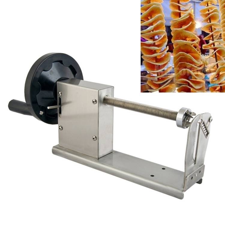 528-1 Household and Commercial Potato Tower Machine Cyclone Potato Cutting Machine Manual Stretching Potato Chip Machine