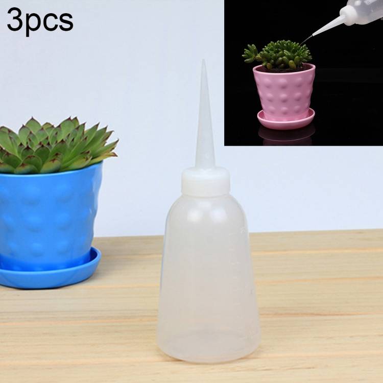 3 large straight mouth bottles for sale, drip bottles, succulent plants, watering pots, washing plastic bottles, alcohol bottles with a capacity of 25