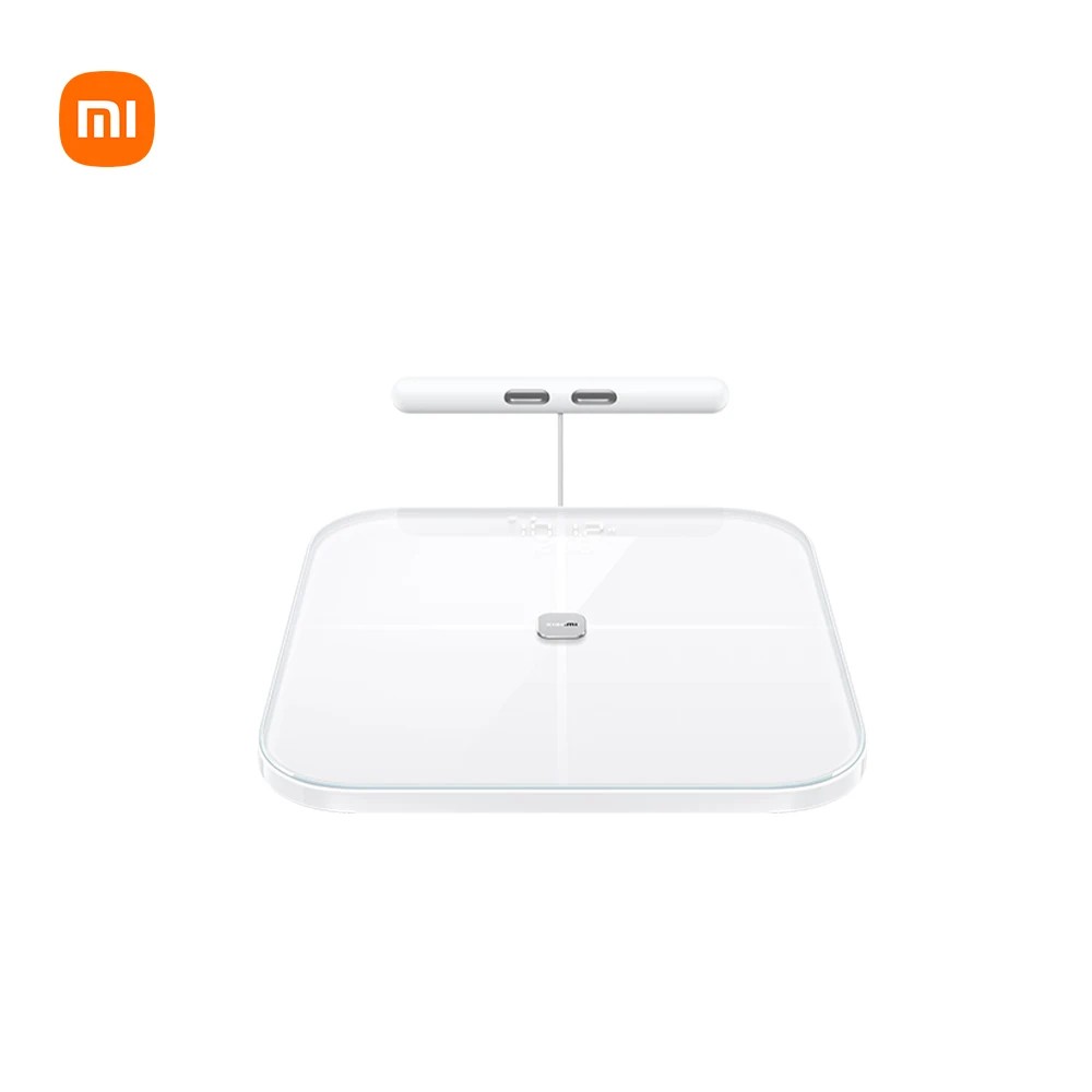 Mijia Smart Scale S800 8-Electrode Body Mi Fat Scale Bluetooth Dual-Frequency BIA Tempered Glass Works With Mi Home App
