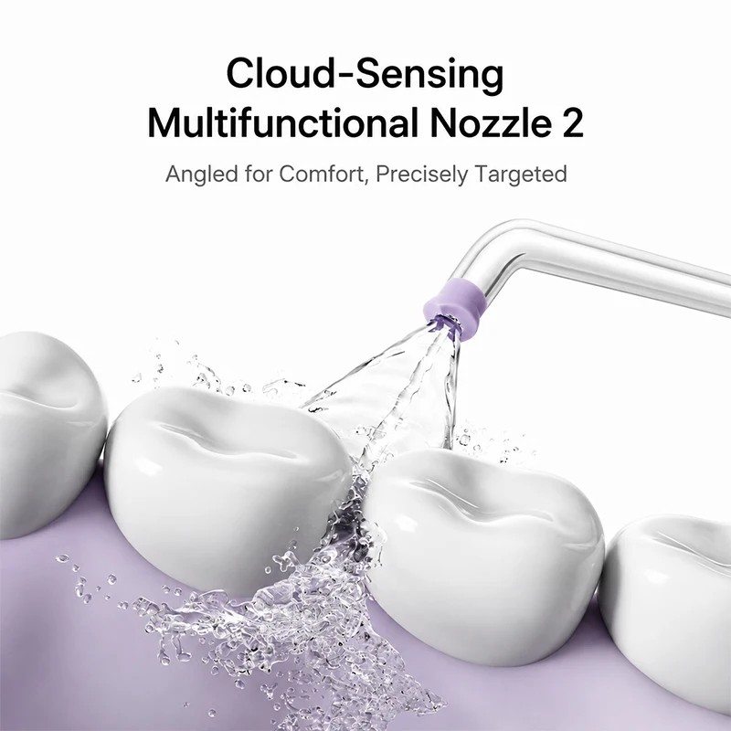 CN Version MIJIA Smart Oral Flosser Pro,Lntegrated Built-in Water Tank,IPX8,Smart Large Color Screen,Lightweight And Portable