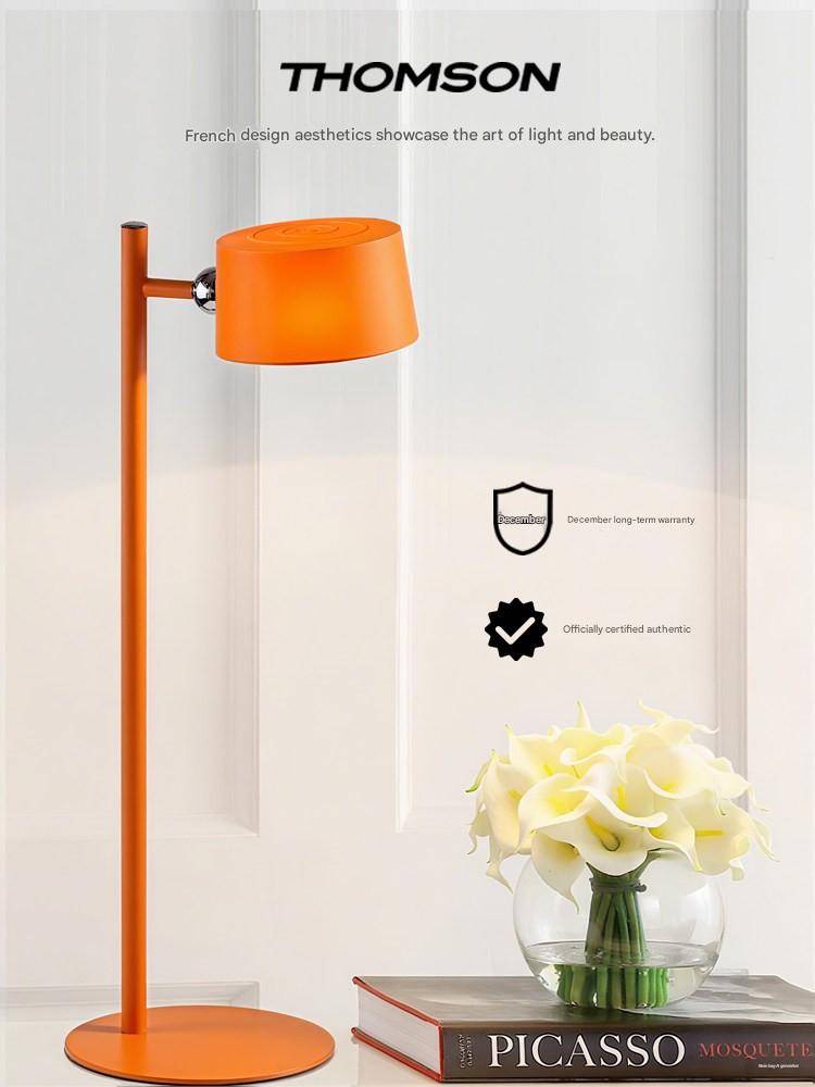 Multifunctional magnetic wall-mounted student dormitory bedside reading lamp desk study rechargeable table lamp without drilling