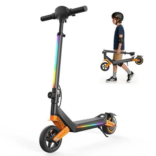 iScooter K6 Kids Electric Scooter for Boys & Girls, 150W Motor 21V 2.6Ah Battery E-Scooter, Up to 16km/h Max Speed & 9km Range, 3 Speed Modes,