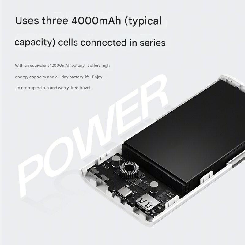 Original OnePlus 100W SuperVOOC Flash Charge Power Bank with 12000mAh High-Capacity Battery
