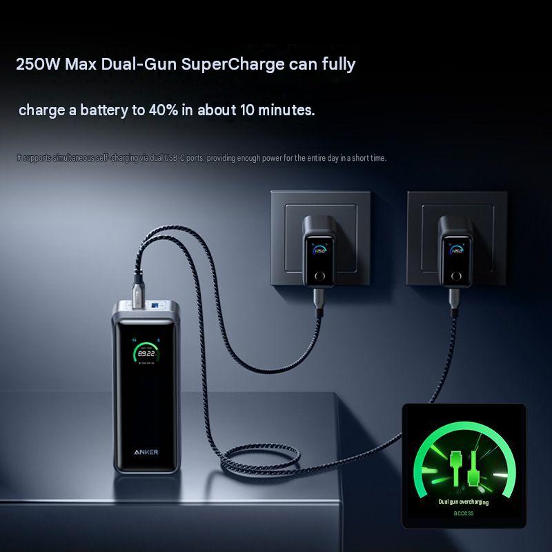 Anker Prime 300W Fast-Charging Power Bank (26,250mAh High Capacity) – Airline-Friendly; Compatible with Apple, Huawei, and Xiaomi Smartphones and Lapt