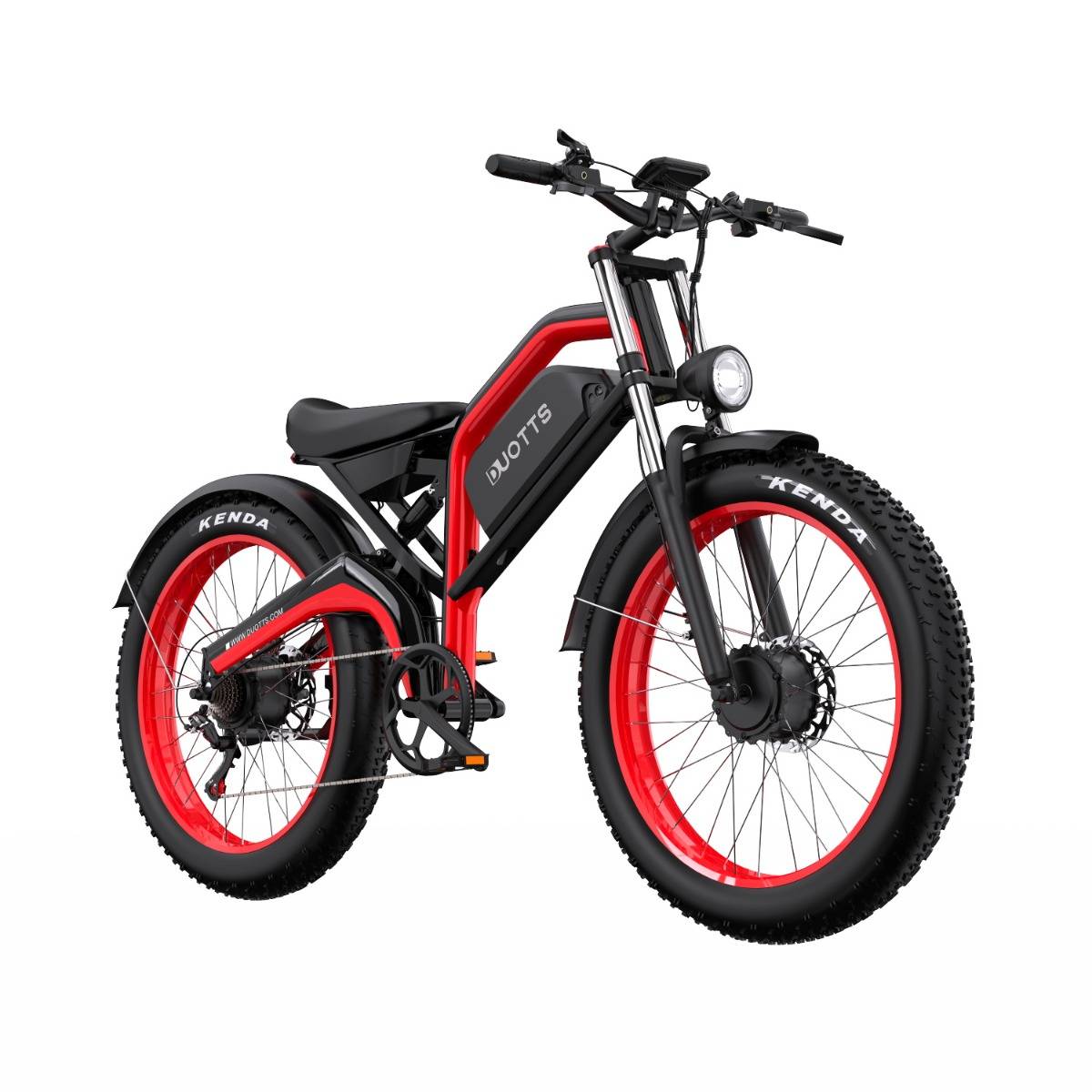 [EU Direct]DUOTTS N26 Electric Bike 750W×2 Dual Motor 48V 20Ah, 26x4.0 Fat Tires, 80-100km Max Range, 25km/h Road , 150kg Capacity