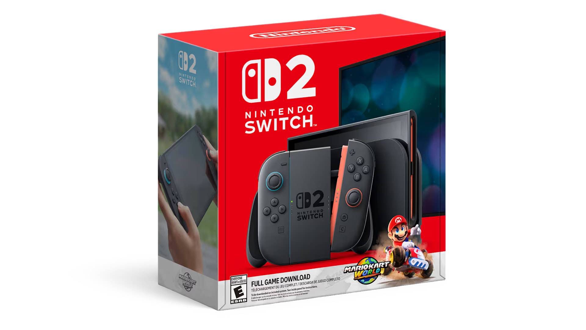 Nintendo Switch 2 + Mario Kart World Bundle HK Version