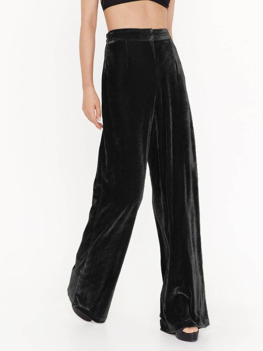 Velvet commuter pants