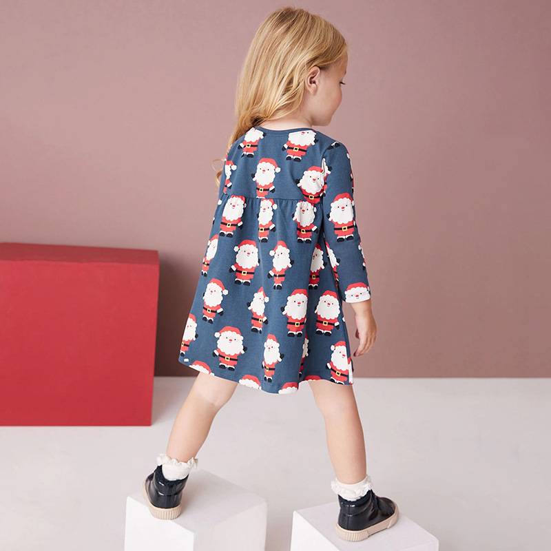 Little maven autumn European and American children&#039;s skirt girls long-sleeved dress cute home cotton children&#039;s skirt
