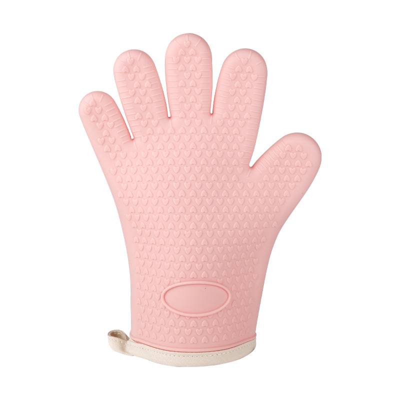 Microwave oven silicone anti-scald gloves baking oven special insulation gloves wholesale thickened high temperature resistant kitchen household