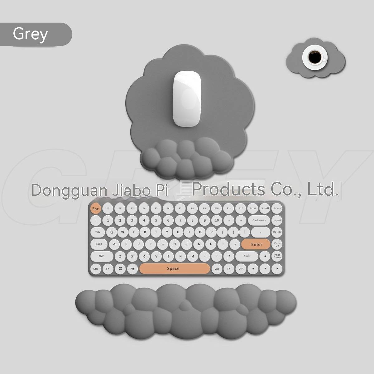 Cloud keyboard mouse wrist pad typing wrist support men and women style foam leather memory foam Amazon hot style