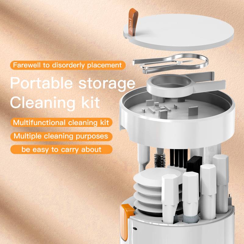 Q20 new multifunctional computer keyboard bluetooth headset cell phone screen cleaning sterilization cleaning kit