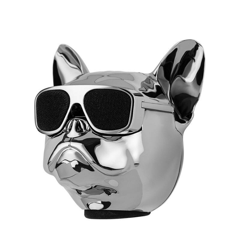 Creative law fighting dog bluetooth speaker touch dog head wireless bluetooth audio subwoofer outdoor portable series HIFI