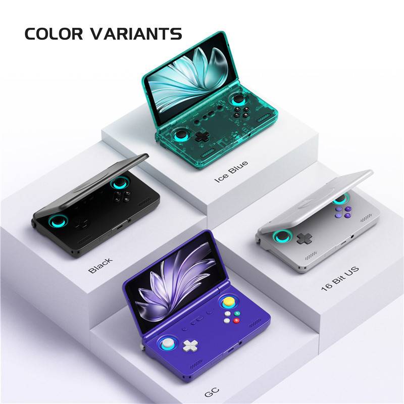 Retroid Pocket Flip2 Game Console 1080p Folding Game Console AMOLED 500Nits 5.5" Screen 5000mAh Handheld Game Machine Custom