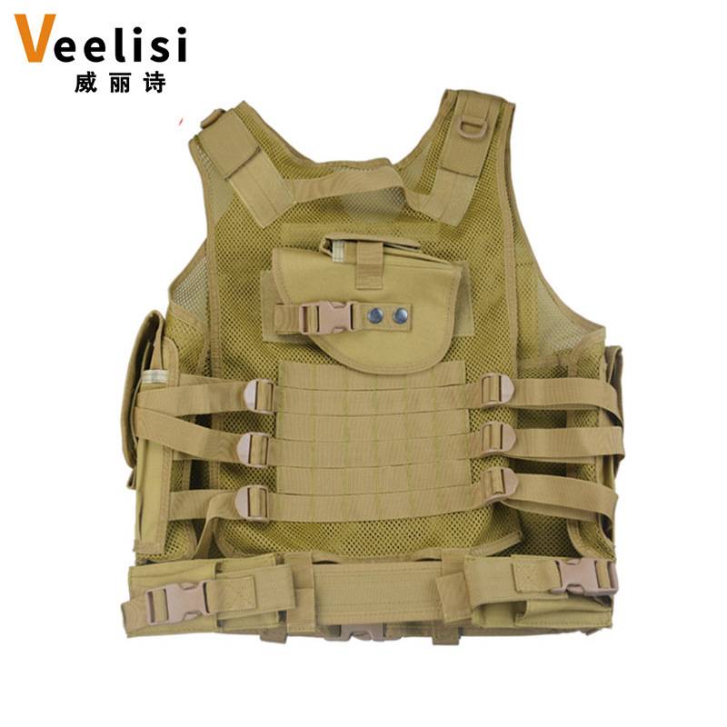 camouflage outdoor tactical vest vest men&#039;s outer wear outdoor supplies training multi-functional vest