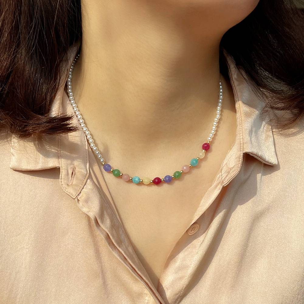 Pearl clavicle chain