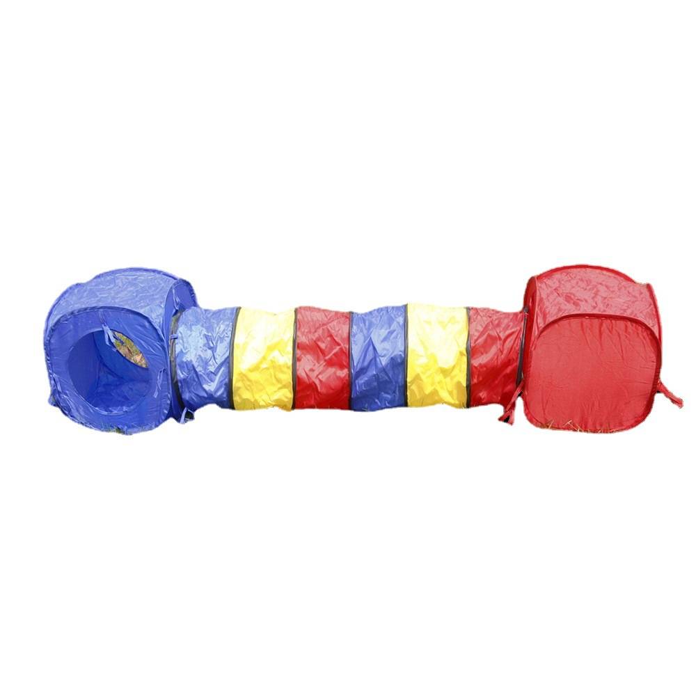 New cat tunnel tumbler pet play tent combo toy set fabric three colours cat tunnel