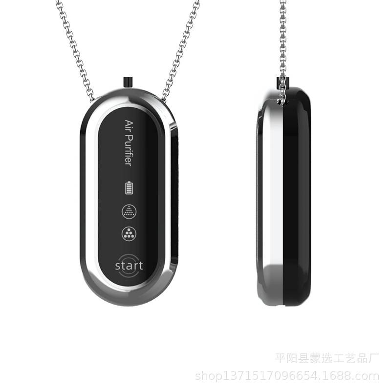 Air purifier necklace cheap price 2levels durable power saving smart portable personal air cleaner USB charging hanging purifier