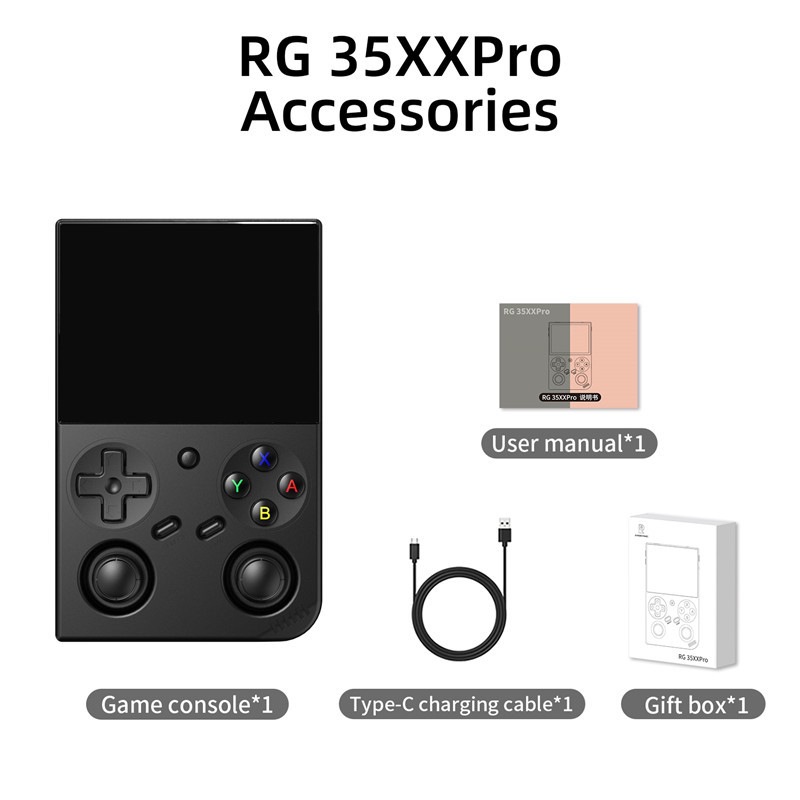 【2025 NEW】ANBERNIC RG35XX PRO handheld game console WIFI wireless controller HDMI connection TV online game