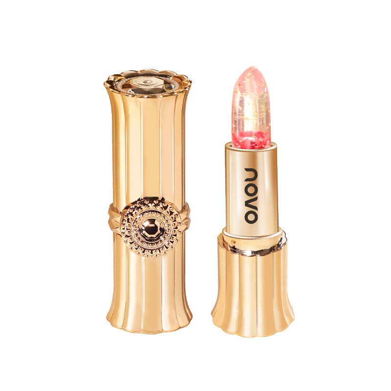 Flower Color Changing Lipstick Hydrating Moisturizing Lightening Lip Lines Pseudo Vegan Show White Jelly Warm Change Lipstick