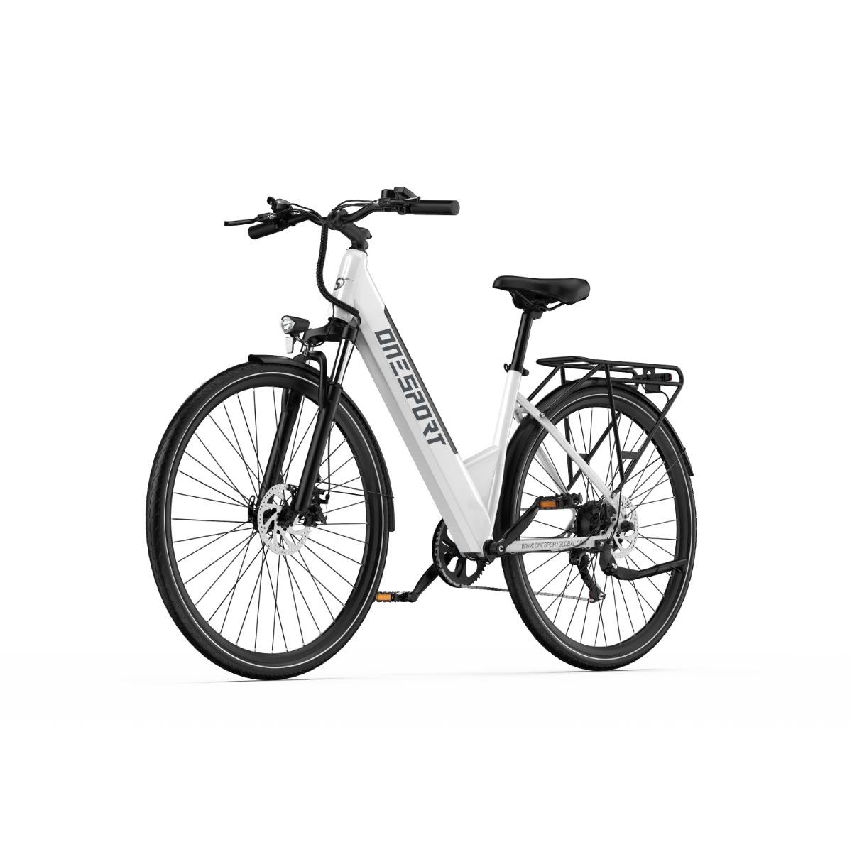 ONESPORT OT12 Electric Bike 250W Motor 36V 13Ah Battery 27.5 Inch Tire 25km/h Max Speed 65km Range Front Rear Mechanical Disc Brakes Front Suspension