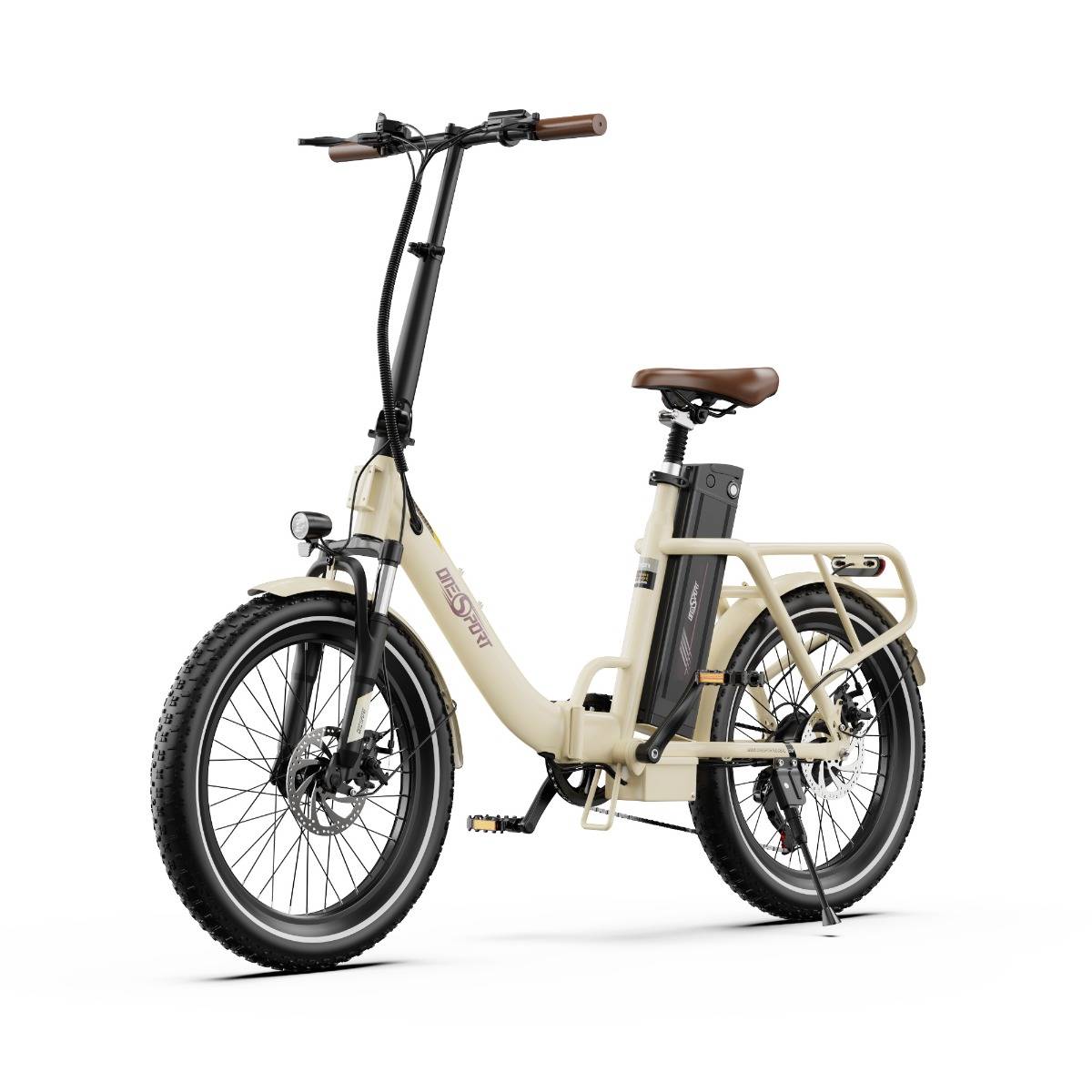 Onesport OT16-2 Folding Electric Bike 48V 17AH Battery 250W Motor 20 Inch Tires 25KM/H Top Speed 60-120KM Range 100KG Load Capacity