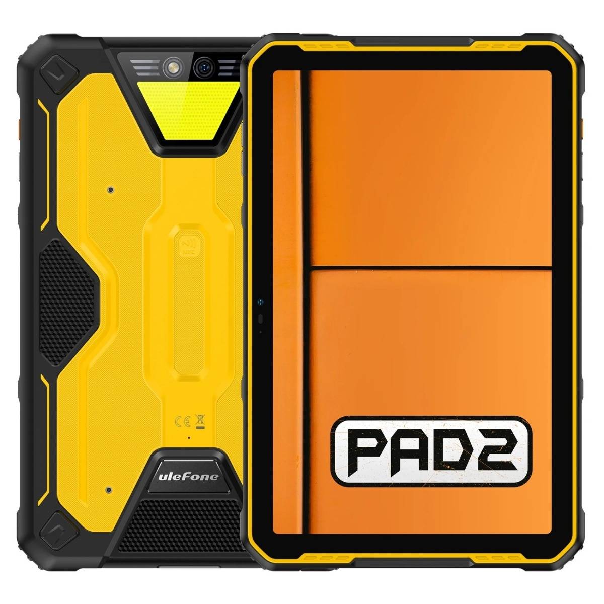 Ulefone Armor Pad 2 Rugged Tablet PC Android 13 Up to 16GB+256GB IP68/IP69K MediaTek Helio G99 11 inch 2K 18600mAh NFC