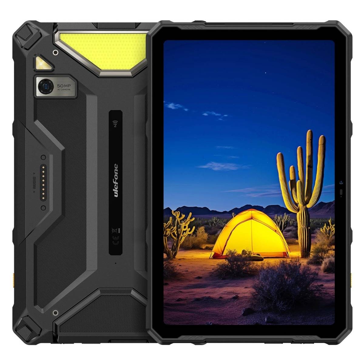 Ulefone Armor Pad 4 Ultra Rugged Tablet PC 5G 11800mAh 33W 8GB 256GB ROM 50MP 10.36" 2K Dimensity 6300 Octa Core Android 14 NFC