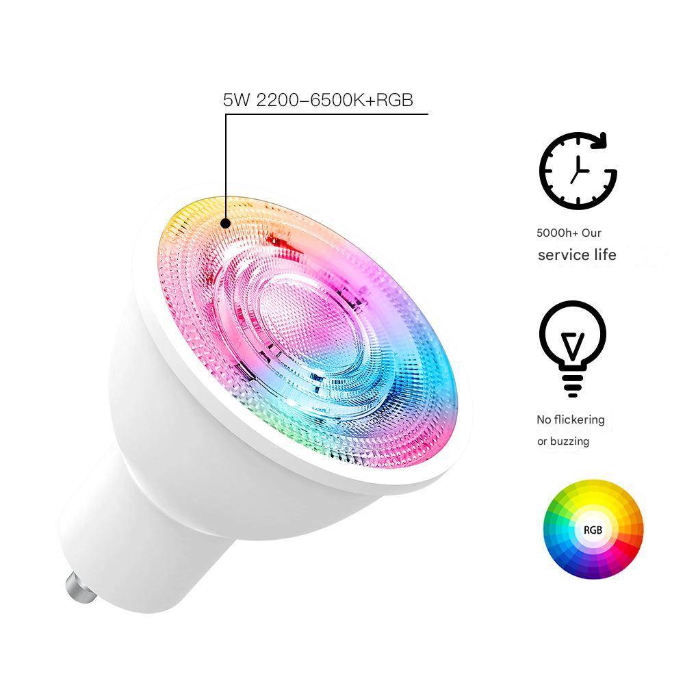 Tuya Zigbee Smart Home LED Spotlight RGBCW
