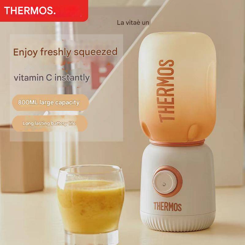 THERMOS juicer ton barrel large capacity household small electric portable juicer