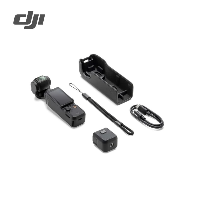 DJI Osmo Pocket 3, 4K 120fps Vlogging Camera with 1-Inch CMOS Sensor, 3-Axis Gimbal Stabilizer, Fast Full-Pixel Focus Face Object Tracking, 2" Ro