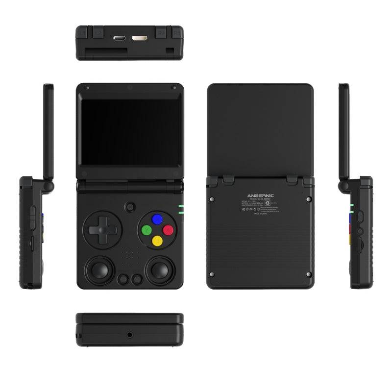 ANBERNIC RG34XXSP Retro Handheld Game Console RG34XX SP Retro Gaming Console with 64G Preloaded Games,3300 mAh Battey,3.4 inch Screen Portable Pocket