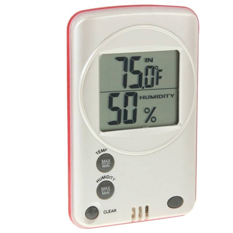 Digital LCD Indoor Outdoor Weather Humidity Hygrometer Thermometer 1