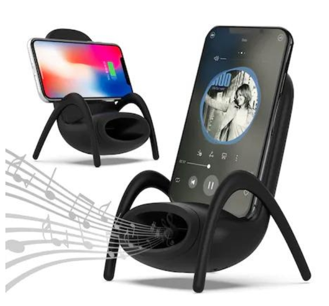 Portable Mini Chair Wireless Charger  With Speaker