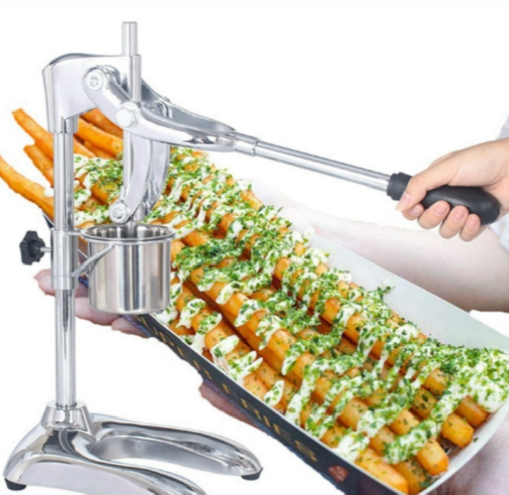 Manual French fry press press potato enamelled slicer 450x260x200mm