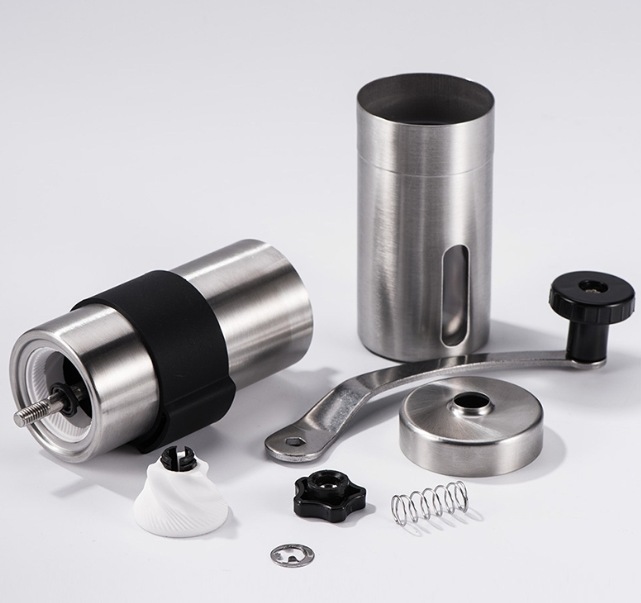 2 PCS Mini Manual Stainless Steel Coffee Grinder