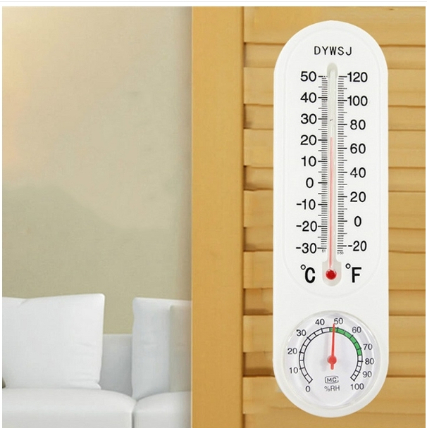 Home indoor wall-mounted high-precision dry and wet digital thermometer