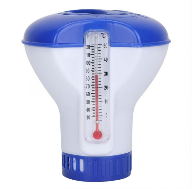 Floating Water Pills Floating Cup Pool Sterilisation Automatic Pool Accessories 5 Inch Pool Thermometer