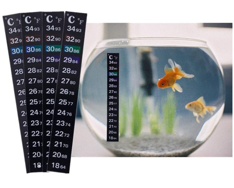 Digital Aquarium Fish Tank Fridge Thermometer Sticker Temperature Measurement Sticker