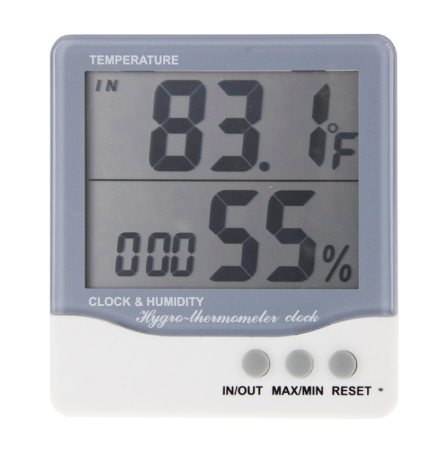 THC-08 Outdoor / Indoor LCD Digital Electronic Thermometer Hygrometer Alarm Clock