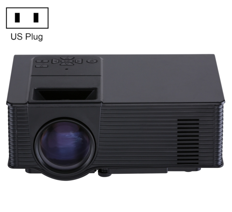 VS-314 Mini Projector 1500ANSI LM LED 800x480 WVGA Multimedia Video Projector, Support VGA / HDMI / USB / TF Card / AV /TV Interfaces