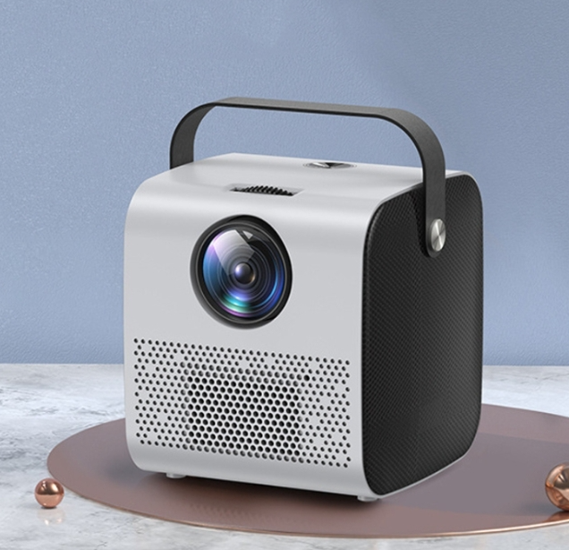 Q3 4K Mobile Phone Projector Home Office Integrated Projector,EU Plug