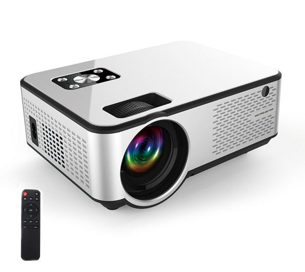 Cheerlux C9 1280x720 720P HD Smart Projector, Support HDMI x 2 / USB x 2 / VGA / AV(Black)