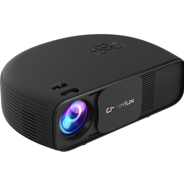 Cheerlux CL760 4000 Lumens 1920x1080 1080P HD Smart Projector, Support HDMI x 2 / USB x 2 / VGA / AV