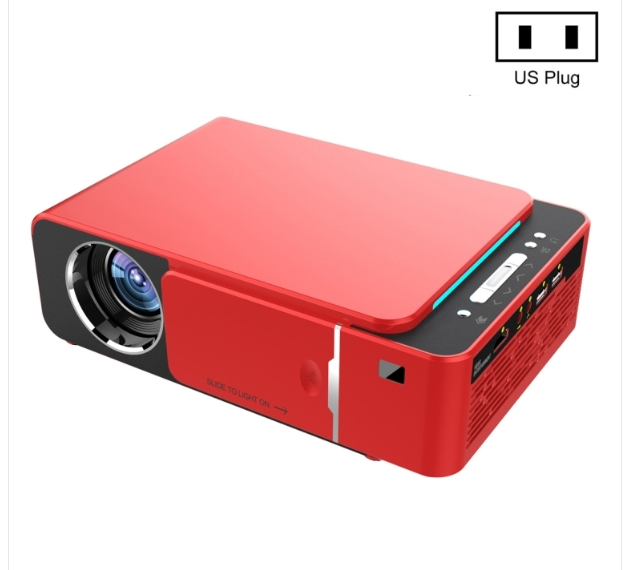 T6 2000ANSI Lumens 1280P LCD Technology Mini Smart Home HD Projector- Mobile
