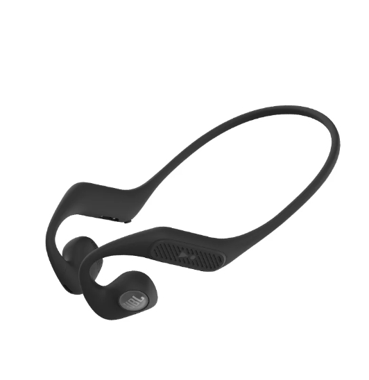 JBL Nearbuds Open Wireless Bluetooth Headphones Sports Bone Conduction Air Conduction Earphones, Black/Grey