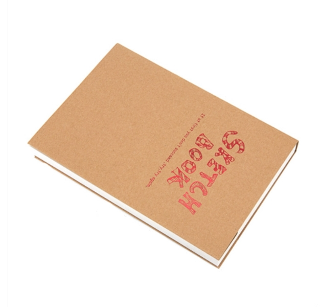 BN5704 Sketchbook Notepad Art Sketch Drawing Design 120 Pages Vintage Sketchbook Journal Drawing Notebook
