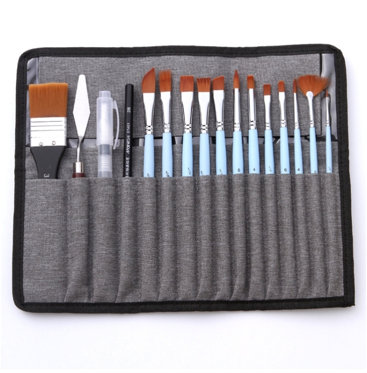 18 In 1 Multipurpose Nylon Hair Watercolor Paintbrush Acrylic Paintbrush