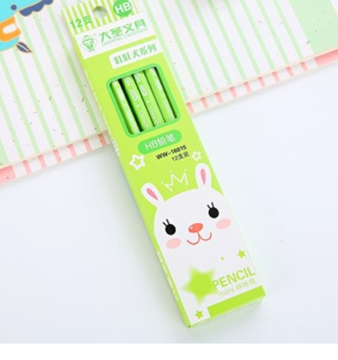 Cute Candy Color Animal HB Pencils Children&#039;s Writing Sketch Doodle Pens School Office Supplies